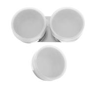 Healeved Lot de 2 Gobelets pour Peinture à L'Huile en Acier Inoxydable avec Couvercle Lave-Pinceaux Clipsable pour Chevalet Matériel de Peinture pour Artistes et Étudiants Pot Mélangeur