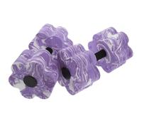 Healeved Lot de 2 Haltères Flottantes en EVA 2Pcs Camouflage Violet et Blanc Légères et Antidérapantes Accessoires Natation pour Aquagym Yoga et Entraînement Fitness en Piscine