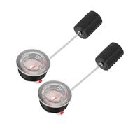 Healeved Lot de 2 Jauges de Carburant pour Générateur Essence Indicateur de Niveau Précis Tige Longue en Métal Compatible Moteurs Et950 650 145 154 168F 170 1Kw 2Kw Accessoire