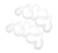 Healeved Lot de 2 Moules à Chocolat en Silicone Forme Coq, Design Créatif et Unique, Desserts et Sucettes Fromage Lors de Fêtes en Famille