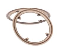 Healeved Lot de 2 Protège-Plateaux pour VTT en Plastique Couleur Marron 42 Dents 4 Trous Protection Précise de Chaîne pour Vélo Tout-Terrain Accessoire Compatible pour Entretien et