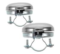 Healeved Lot de 2 Sonnettes de Vélo Rétro en Fer 58 MM et 52 MM Accessoires Vintage pour Guidon Sonnettes Légères et Puissantes Adaptées aux Vélos de Route et Balades Urbaines