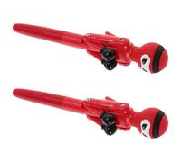 Healeved Lot de 2 Stylos à Bille à Encre Gel Thème Boxe, Stylo Amusant pour Écrire, Fournitures de Bureau Scolaires, Écriture Fluide, Design Cartoon Compact pour Étudiants et Bureau