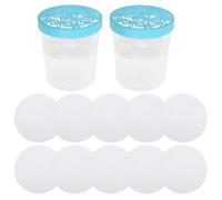 Healeved Lot de 2 Supports en Plastique Robustes pour Absorbeur d'Humidité Réservoir d'Eau Transparent Amovible Boîte Vide pour Placards et Salles de Bain Solution Pratique Anti-Humidité