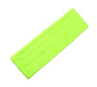 Healeved Lot de 2 Têtes de Balai en Microfibre Vertes, Recharge de Serpillière pour Nettoyage Maison, Lingettes Lavables en Machine, Adaptées Sols Durs et Lisses, Entretien Risque