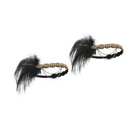 Healeved Lot De 2 -têtes Style Années 20 Style Années Folles Style Flapper Ornement Pour Cheveux Tendance