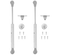 Healeved Lot de 2 Tiges de Support Hydrauliques Télescopiques 4 Branches Ressorts à Gaz Silencieux pour Meubles et Armoires Vérins Pneumatiques Amortisseurs Compatibles Portes Relevables