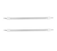 Healeved Lot de 2 Tubes Chauffants Électriques en Quartz 23 CM pour Chauffage de Terrasse Ampoules de Rechange Halogènes Haute Température Pièces Détachées pour Lampe Chauffante et