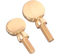 Healeved Lot de 2 Vis de Serrage pour Saxophone Alto Accessoires de Rechange Dorés pour Vis de Bocal et Coude Pièces de Réparation Robustes et Légères Adaptées aux Instruments à Vent