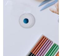 Healeved Lot de 20 Boîtes de Rangement en Plastique PP Transparentes pour Pâte à Modeler Étui Hermétique et Léger Boîte de Rangement Compacte pour Argile Mallette Pratique pour