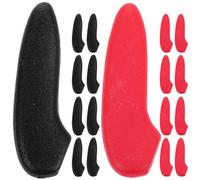 Healeved Lot de 20 Manchons de Protection pour Pointes de Couteaux Cuisine Plastique Robuste Rouge et Noir Protège-Lames Pratiques Sécurité pour Couteaux D’Office Rangement et