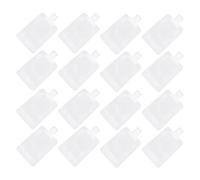 Healeved Lot de 20 Pochettes Souples Jetables 100 Ml avec Bouchon Poussoir pour Lotion et Produits de Toilette, Étanches et Portables, pour Voyage, Paquet de Maquillage et Articles