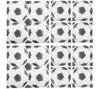 Healeved Lot de 20 Serviettes Jetables en Papier Épais Imprimées Football, Serviettes de Table Absorbantes pour Fête D’anniversaire Sportive, Décoration Fête Football, Accessoires