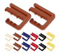 Healeved Lot de 24 Attaches Bouton Pantalon en Plastique Ajusteur de Taille Réutilisable, Boutons de Jean Amovibles pour Réduire la Ceinture des Pantalons et Jupes