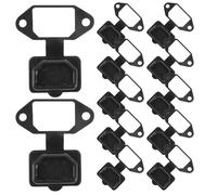 Healeved Lot de 24 Capuchons de Prise en Silicone Souple Étanches et Anti-Poussière Cache-Prises Électriques Extérieurs pour Batterie Onduleur et Véhicule Électrique Protecteurs Solide