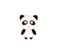 Healeved Lot de 3 Broches Couple Panda et Pingouin, Petit Accessoire de Costume Noir et Blanc, Épingle Créative en Métal Solide, Décoration pour Vêtements Décontractés et Présents Festifs
