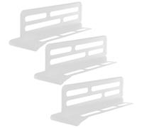 Healeved Lot de 3 Séparateurs de Porte de Réfrigérateur Réglables en Plastique Transparent Panneaux de Séparation Compacts pour Tiroir et Congélateur Accessoire de Rangement Domestique