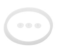 Healeved Lot de 3 Sets de Sets de Joints D'étanchéité Ronds en Silicone pour Boîte à Lunch Bento, Fermeture Hermétique Résistante la Déchirure, Accessoires pour École et Voyage