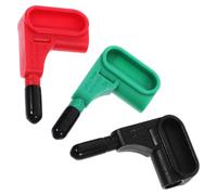 Healeved Lot de 3 Sondes de Test Magnétiques 4mm pour Multimètre, sans Soudure, Petite Taille, Couleur Rouge Noir Vert, Accessoires Pratiques pour Testeurs de Circuits Électriques