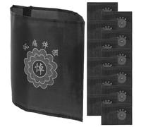 Healeved Lot de 30 Brassards de Deuil Noirs en Tissu Doux Taille Unique Brassards Commémoratifs pour Funérailles et Cérémonies Funéraires Adaptés aux Hommages Familiaux et Prières