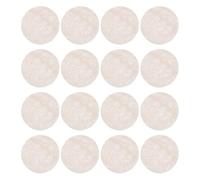 Healeved Lot de 30 Lingettes Exfoliantes Visage en Éponge de Luffa Naturelle 6X6 CM Disques Exfoliants Doux et Efficaces pour Nettoyage Profond Usage Spa Bain et Soins Personnels