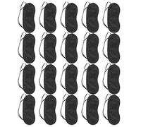 Healeved Lot de 35 de Sommeil Jetables Occultants Noirs Anti-Lumière Bande Élastique Léger et pour Voyages Sieste et Hôtel pour Hommes et Femmes