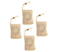 Healeved Lot De 4 Filets À En Maille Naturelle Pour Faits À La Main Pour Le Visage Pour Les Voyages Et La Maison