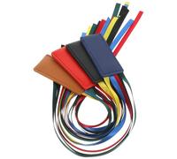 Healeved Lot de 4 Marque-Pages en Ruban de Cuir Réutilisables Couleurs Noir Rouge Bleu et Marron Onglets Décoratifs pour Livres et Manuels Accessoires de Lecture Pratiques et Légers