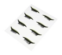 Healeved Lot De 4 Paires De Faux Cils Autocollants De Maquillage Pour Les Yeux Recourbe-Cils Autocollants Pour Eye-Liner Attaches Luminescentes Bande D'Eye-Liner Autocollante Cils