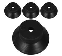 Healeved Lot de 4 pieds en caoutchouc pour compresseur d'air, patins de rechange anti-vibrations et d'absorption des chocs pour compresseur d'air et pompe à vide, accessoire de réduction