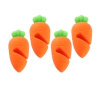 Healeved Lot de 4 Pinces Lève-couvercles en Silicone Anti-débordement, Support Compact pour Casseroles, Dispositif de Libération Vapeur et Dissipation de Chaleur, Accessoire la Cuisine