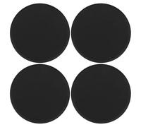 Healeved Lot de 4 Protections d'objectif pour projecteur - Bouchon Anti-poussière en Silicone Ø63,5 mm - Couvercle de Protection Optique - Accessoire Portable pour projecteur de Bureau, de Salle