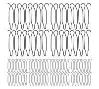 Healeved Lot de 40 peignes de fixation pour cheveux, support pour frange, outil de coiffure en forme de U, épingles à cheveux ondulées en forme de U, pour femmes et filles