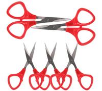 Healeved Lot de 5 Ciseaux à Broder Courbes en Acier Inoxydable Ciseaux à Point de Croix pour Couture et Broderie Coupe Fil Précis Couleur Aléatoire Outil Léger et Couleur Aléatoire