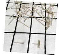 Healeved Lot De 50 Épingles En T Pour Perruques 45 Mm En Acier Inoxydable Pour Présentation De Perruques Tricotées