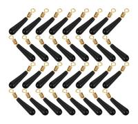 Healeved Lot de 50 Flotteurs Anti-emmêlement en Silicone et Caoutchouc, Siège Flottant Rotatif Grand Modèle, Accessoires Pêche Polyvalents pour Eau Douce et Eau Salée, Perles D'arrêt