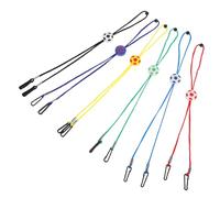 Healeved Lot De 6 Cordons De Masque Réglables Pour Enfants, Cordons De Cou Pour Chapeaux De Dessin Animé, Pour L'école, Les Voyages Les Aventures En Plein Air