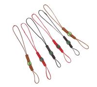 Healeved Lot de 6 Cordons de Retenue pour Couvercle de Théière, Lanières Tressées Anti-chute en Coton, Accessoires de Sécurité pour Théières en Terre Cuite, Verre et Fonte, pour Cérémonie