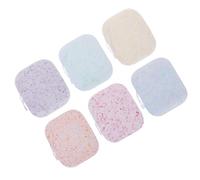 Healeved Lot De 6 Éponges Démaquillantes Épaisses Pour Visage, Taille Standard, Réutilisables, Matériaux Naturels Parfumés, Pour Nettoyage Quotidien Du Visage Et Voyages