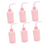 Healeved Lot De 6 Flacons De Pratiques De 250 Ml Flacons Compressibles Flacons De Nettoyage Vides Goulot Courbé Pour Usage Domestique Et En Salon