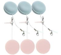 Healeved Lot De 6 Lingettes Pour Verres En Forme De Macaron - Lingettes Pour Écrans Électroniques Anti-rayures Et Anti-traces