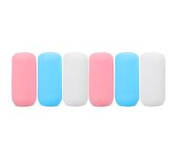 Healeved Lot de 6 Manchons Extensibles en Silicone Anti-fuites pour Bouteilles de Voyage 22 Cm, Housses Élastiques Multi-usages pour Flacons de Shampoing, Lotion et Produits de Soin -
