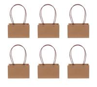 Healeved Lot de 6 Paquet Présents à Fleurs en Papier Kraft Imperméable, Format 22x10,5x13,5 Cm, à Main, pour Bouquets Frais, Emballage Présent Mariage et Décoration Pratique