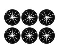 Healeved Lot de 6 Passe-câbles : Cache-Trous de Bureau en Forme de pétale avec Boucle, Manchon de câble Rond en Nylon à Pression pour Table d'ordinateur, Bureau à Domicile ou de