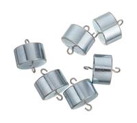 Healeved Lot de 6 Set de Poids D'étalonnage 100g en Métal avec Crochets, Ensemble de Poids de Pesée Précis pour Balance de Laboratoire, Usage Scientifique et Expérimental, Compatible