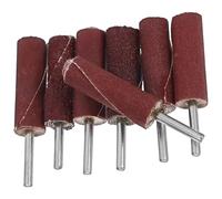 Healeved Lot de 7 Bâtons Abrasifs en Papier de Verre pour Outil Rotatif, Accessoires de Ponçage Industriels, Tambour de Ponçage Cylindrique, Kit pour Polissage Métal, Bijoux et Céramique