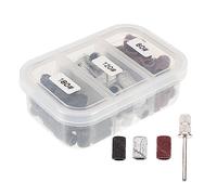Healeved Lot de 75 Anneaux de Ponçage pour Manucure Têtes de Polissage pour en Gel Acrylique Anneaux de Ponçage pour Manucure Faciles à Utiliser Haute Durabilité