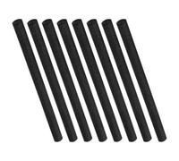 Healeved Lot de 8 Bâtonnets Cylindriques en Graphite 6 MM Longues Tiges D’Agitation en Carbone pour Creuset Conductivité Électrique Supérieure Outil Robuste pour Fusion et Réutilisable
