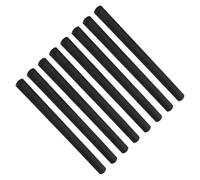 Healeved Lot de 8 Bâtonnets en Graphite Diamètre 6 Mm, Tiges Cylindriques de Carbone pour Fusion et Mélange en Creuset, Baguettes Résistantes pour Coulée de Métaux en Réutilisable