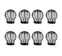 Healeved Lot de 8 Couvercles de Crépine de Drainage Ronds en Plastique Filet Antiblocage pour Toit Protection Feuilles et Débris pour Gouttières Balcons et Jardins Drainage